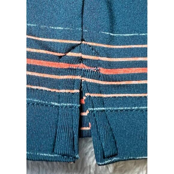 Under Armour Polo Shirt Mens Size XL Green Orange‎ Striped Bald Mountain Golf - Picture 4 of 13